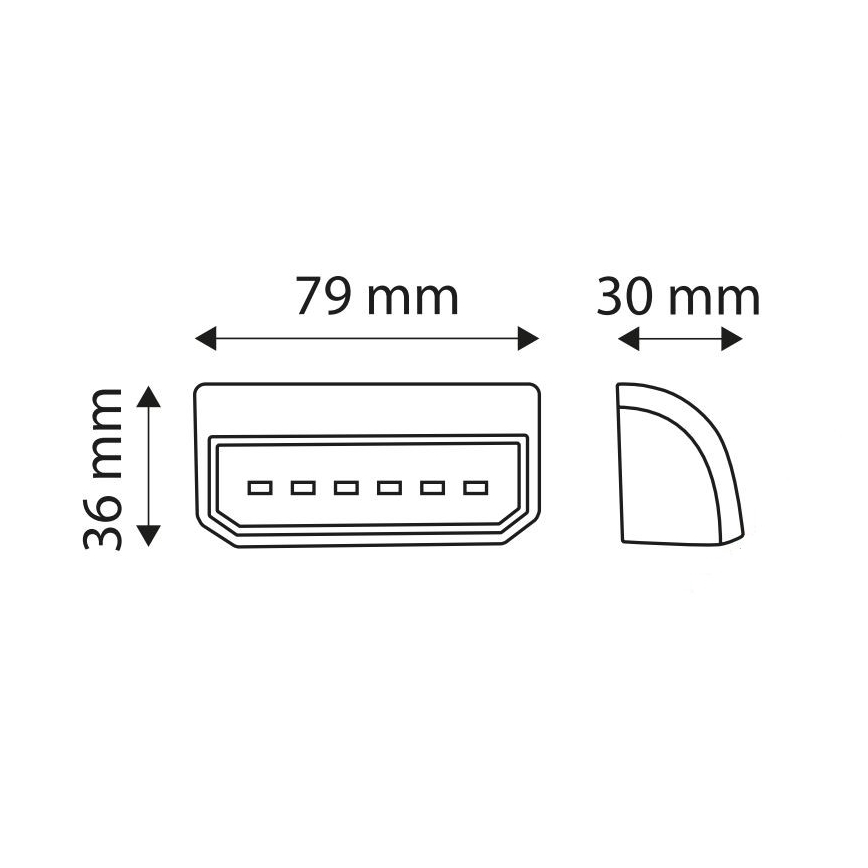 LED Osvětlení SPZ LICE LED/0,2W/12-24V IP67