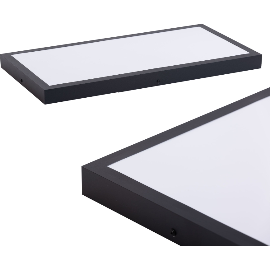 LED Panel LED/36W/230V 4000K 30x60 cm černá