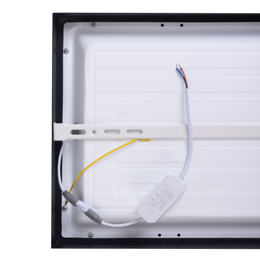 LED Panel LED/36W/230V 4000K 30x60 cm černá