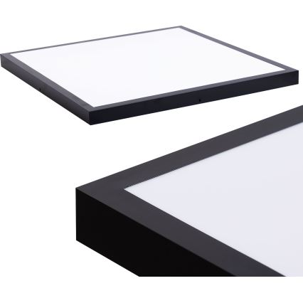 LED Panel LED/60W/230V 4000K 60x60 cm černá