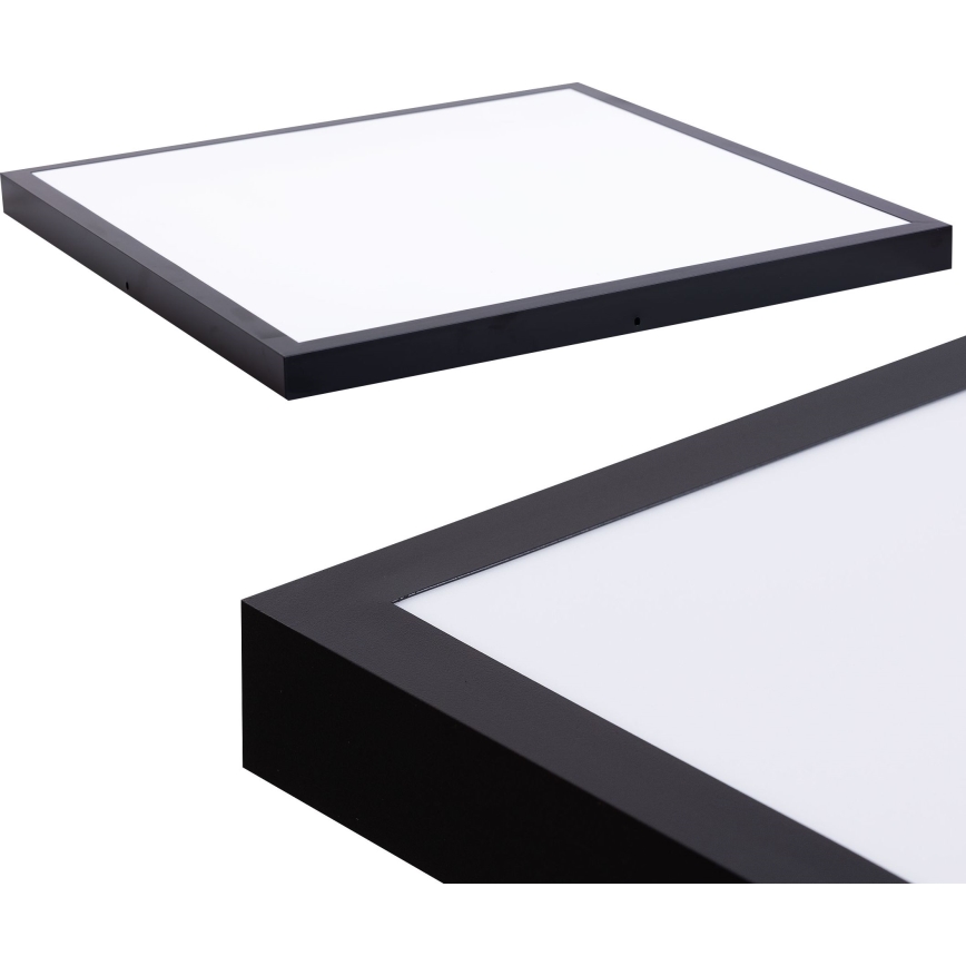 LED Panel LED/60W/230V 4000K 60x60 cm černá