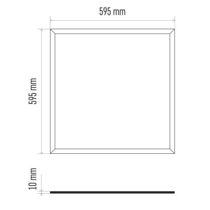 LED Panel podhledový PROFI PLUS LED/40W/230V CRI 90