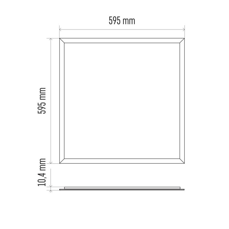 LED Koupelnový podhledový panel PROFI PLUS LED/40W/230V IP44