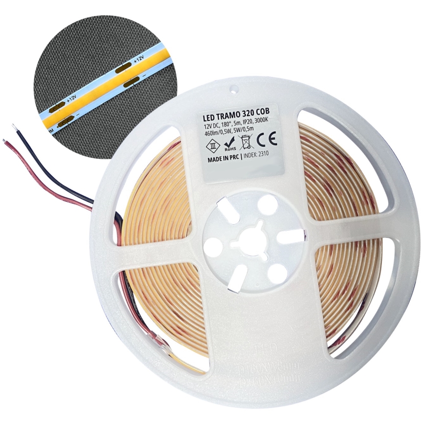 LED Pásek LED/50W/12V 5 m 3000K IP65