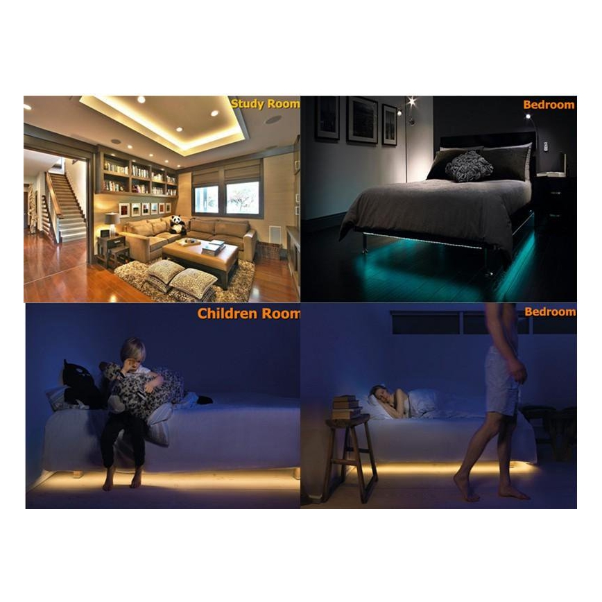 LED Pásek se senzorem WAVE SENZOR 1,2m LED/4W/230V 3000K