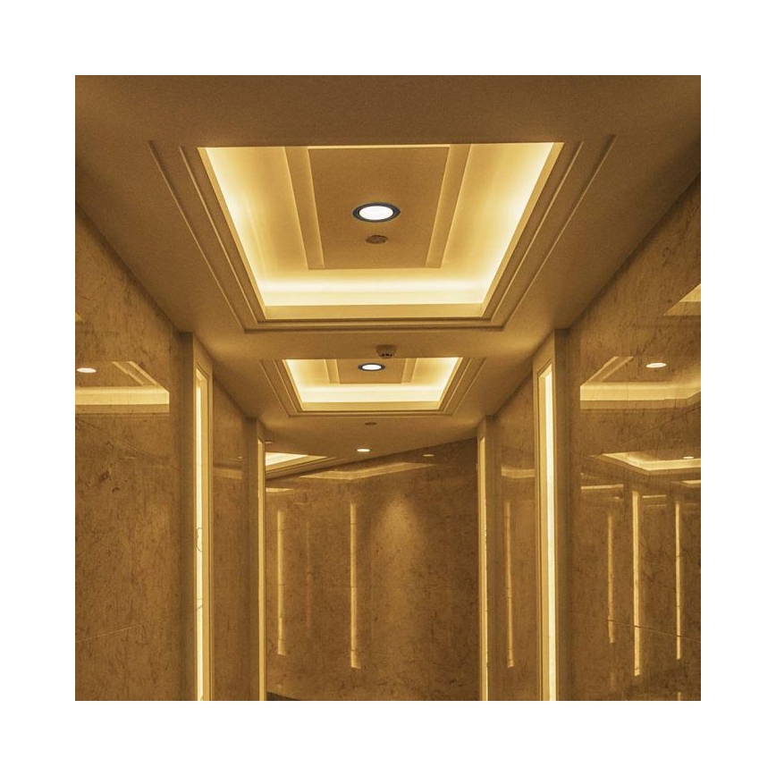 LED Podhledové bodové svítidlo LED/12W/230V 3000/4000/6400K pr. 12 cm černá
