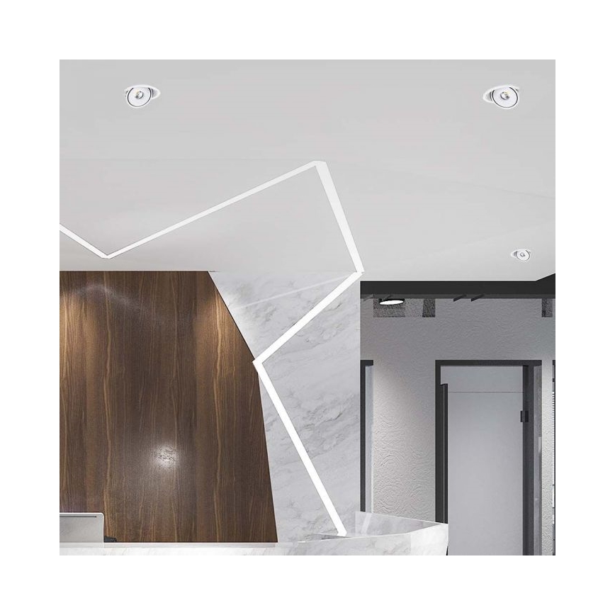 LED Podhledové bodové svítidlo LED/20W/230V 3000/4000/6400K pr. 16,5 cm bílá