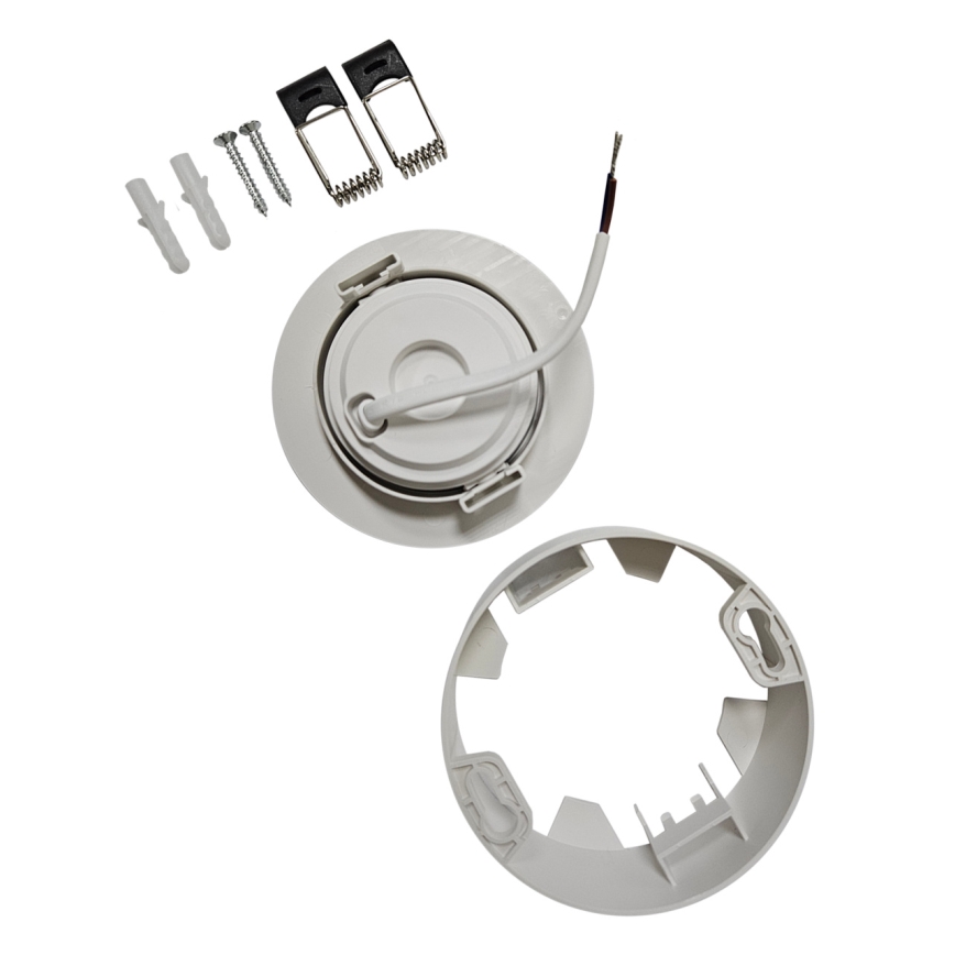 LED Podhledové/přisazené bodové svítidlo 2v1 LED/5W/230V 4200K pr. 9,3 cm bílá
