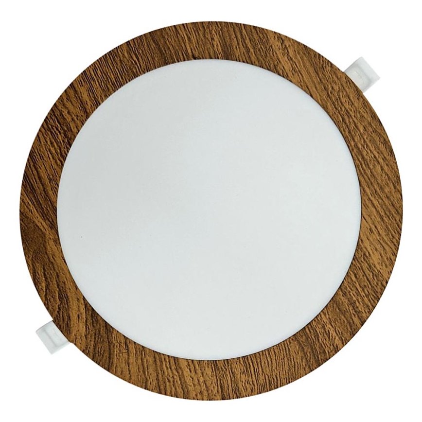 LED Podhledové svítidlo CIRCLE LED/18W/230V 4200K pr. 22 cm hnědá