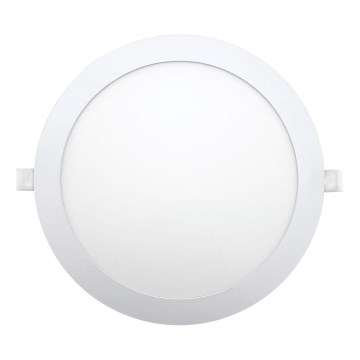LED Podhledové svítidlo CIRCLE LED/24W/230V 6500K pr. 30 cm bílá