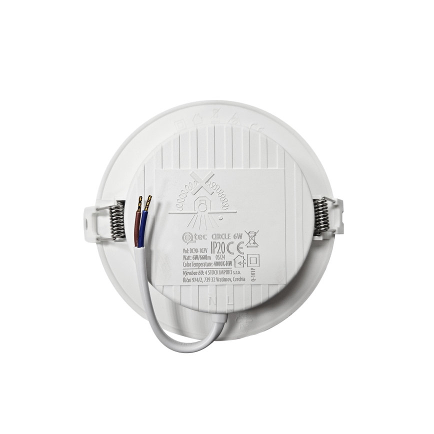 LED Podhledové svítidlo CIRCLE LED/6W/230V 4000K pr. 12 cm bílá