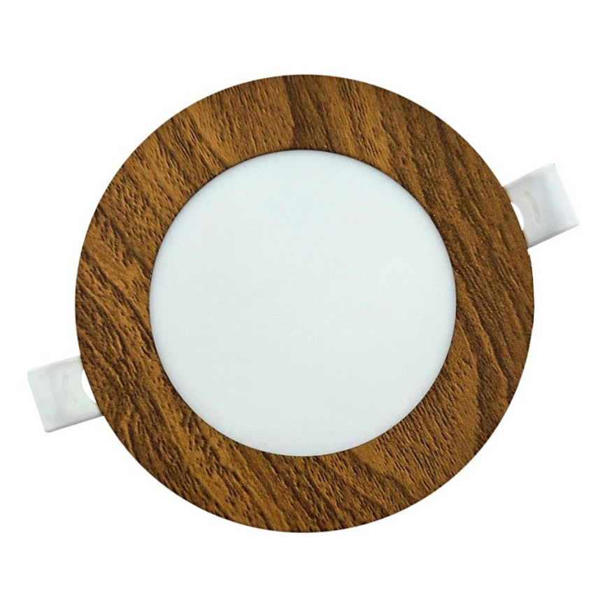 LED Podhledové svítidlo CIRCLE LED/6W/230V 4200K pr. 11,8 cm hnědá