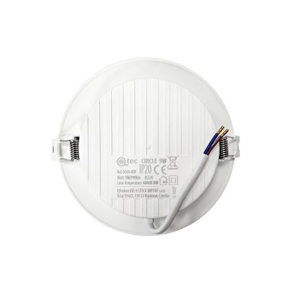 LED Podhledové svítidlo CIRCLE LED/9W/230V 4000K pr. 14,5 cm bílá