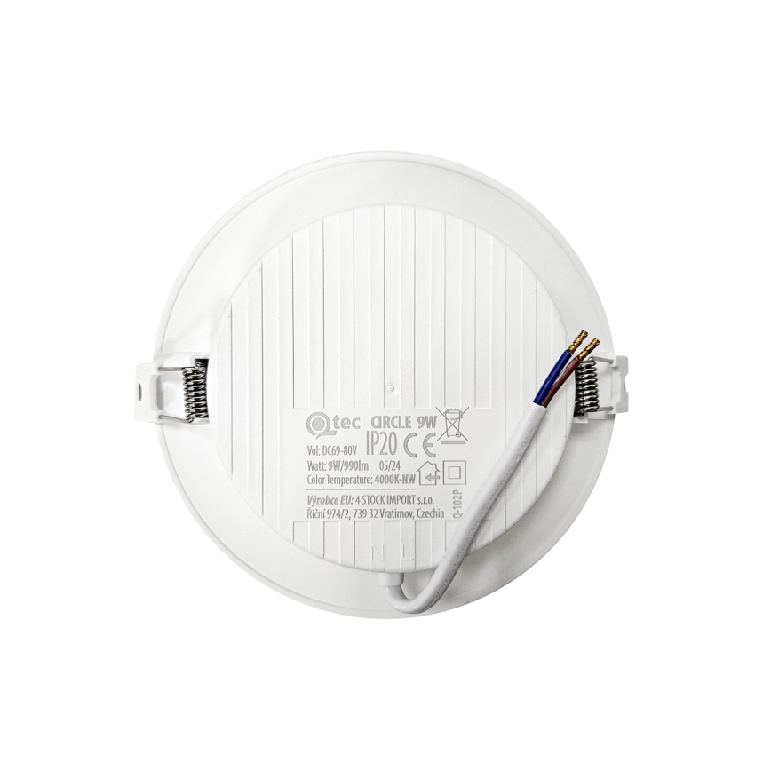 LED Podhledové svítidlo CIRCLE LED/9W/230V 4000K pr. 14,5 cm bílá