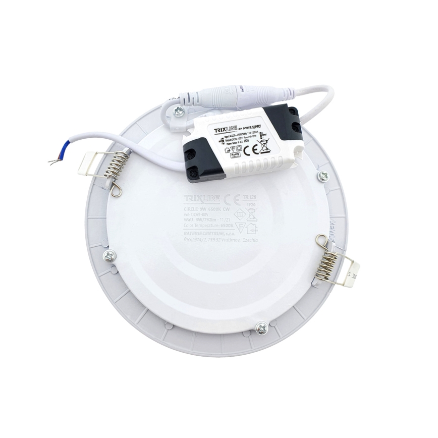 LED Podhledové svítidlo CIRCLE LED/9W/230V 6500K pr. 14,5 cm bílá