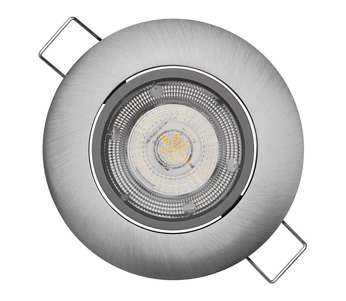  LED Podhledové svítidlo EXCLUSIVE 1xLED/5W/230V 4000 K stříbrná 