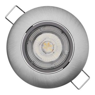 LED Podhledové svítidlo EXCLUSIVE LED/5W/230V 3000 K stříbrná