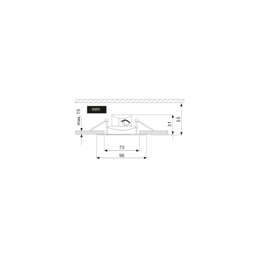 LED Podhledové svítidlo EYE LED/5W/230V 3000K