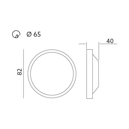 LED Stmívatelné podhledové svítidlo LED HALO 1xLED/5,5W/230V