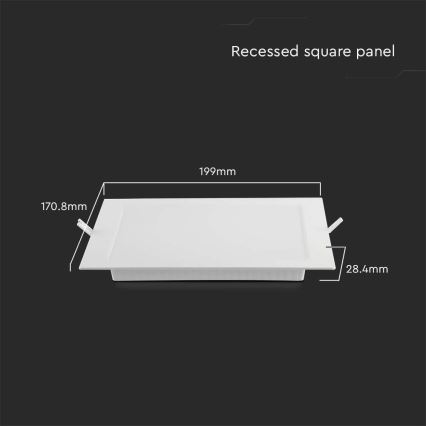 LED Podhledové svítidlo LED/12W/230V 6500K