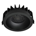 LED Podhledové svítidlo LED/18W/230V 3000/4000/6400K pr. 10,6 cm černá