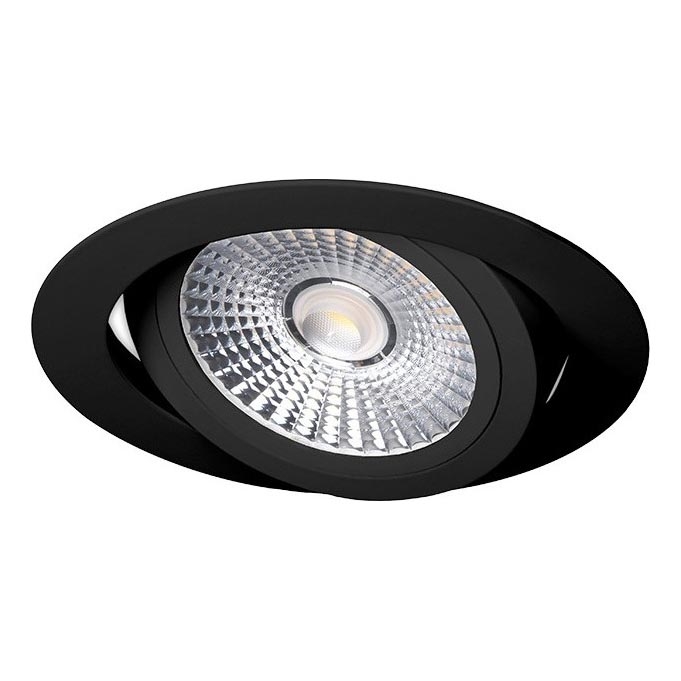 LED Podhledové svítidlo LED/18W/230V 3000K pr. 11,5 cm černá
