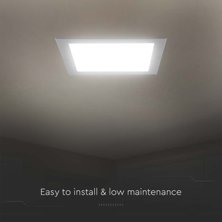 LED Podhledové svítidlo LED/24W/230V 29,5x29,5 cm 4000K bílá