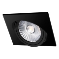 LED Podhledové svítidlo LED/6W/230V 4000K 8,5x8,5 cm černá