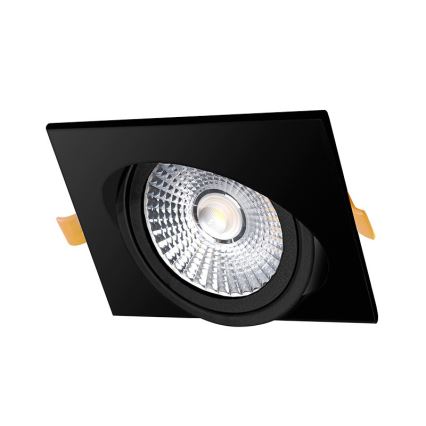 LED Podhledové svítidlo LED/6W/230V 4000K 8,5x8,5 cm černá