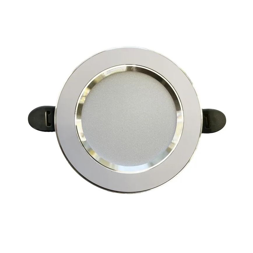 LED Podhledové svítidlo LED/7,5W/230V 4000K bílá/stříbrná