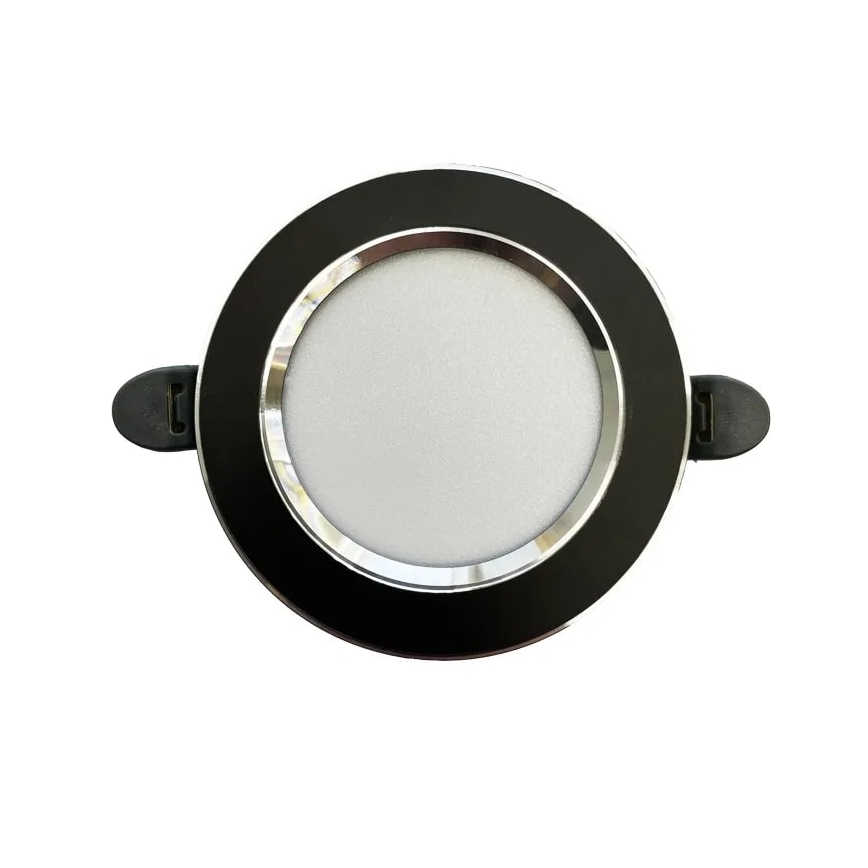 LED Podhledové svítidlo LED/7,5W/230V 4000K černá/stříbrná