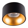 LED Podhledové svítidlo MINI RITI 1xGU10/25W/230V černá/zlatá