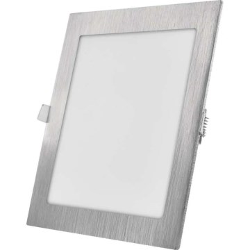 LED Podhledové svítidlo NEXXO LED/18W/230V 3000/3500/4000K stříbrná 22,5x22,5 cm