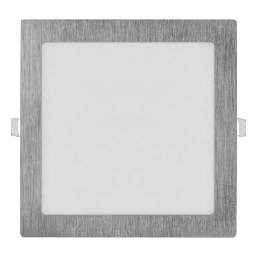 LED Podhledové svítidlo NEXXO LED/18W/230V 3000/3500/4000K stříbrná 22,5x22,5 cm