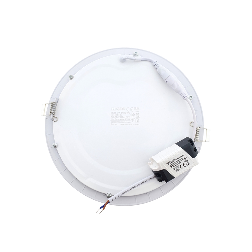 LED Podhledové svítidlo ROUND LED/18W/230V 2700K
