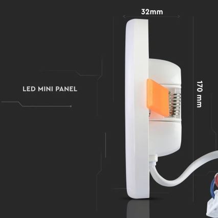 LED Podhledové svítidlo SAMSUNG CHIP LED/18W/230V 3000K