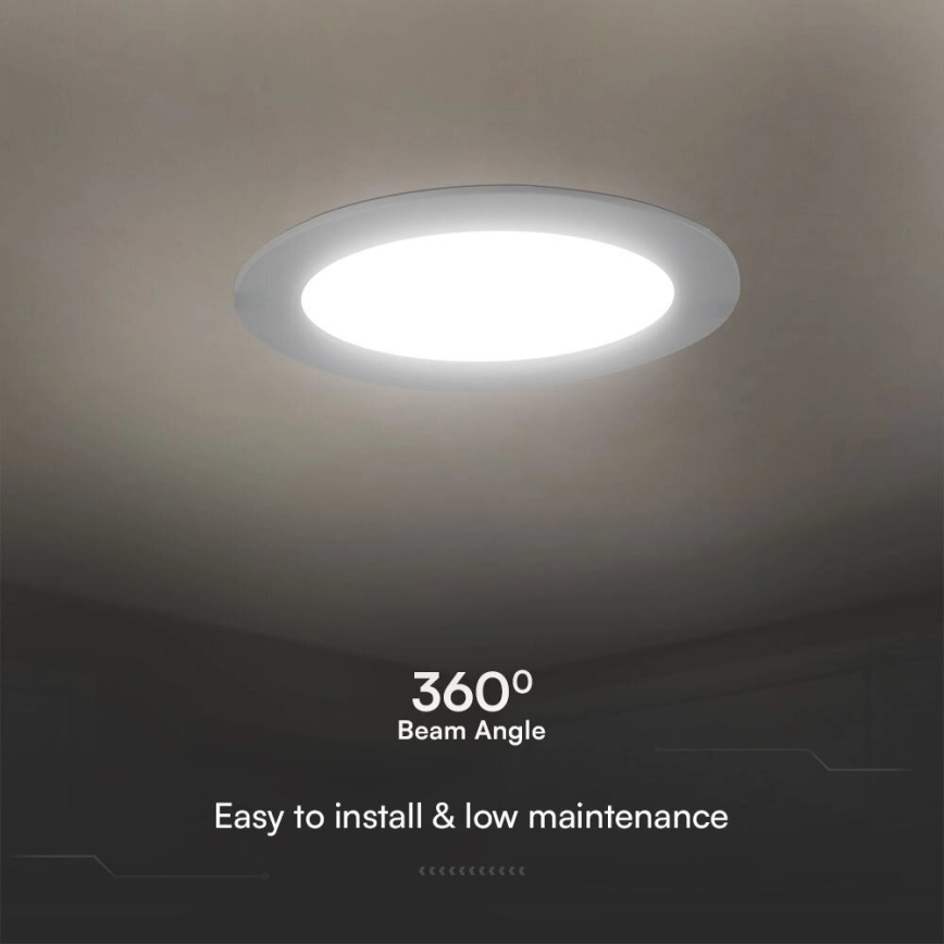 LED Podhledové svítidlo SAMSUNG CHIP LED/24W/230V 4000K pr. 29,4 cm bílá