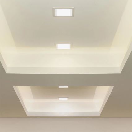 LED Podhledové svítidlo SAMSUNG CHIP LED/3W/230V 3000K 9x9 cm bílá