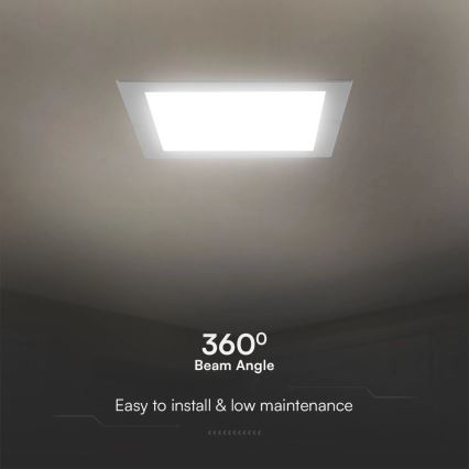 LED Podhledové svítidlo SAMSUNG CHIP LED/3W/230V 3000K 9x9 cm bílá