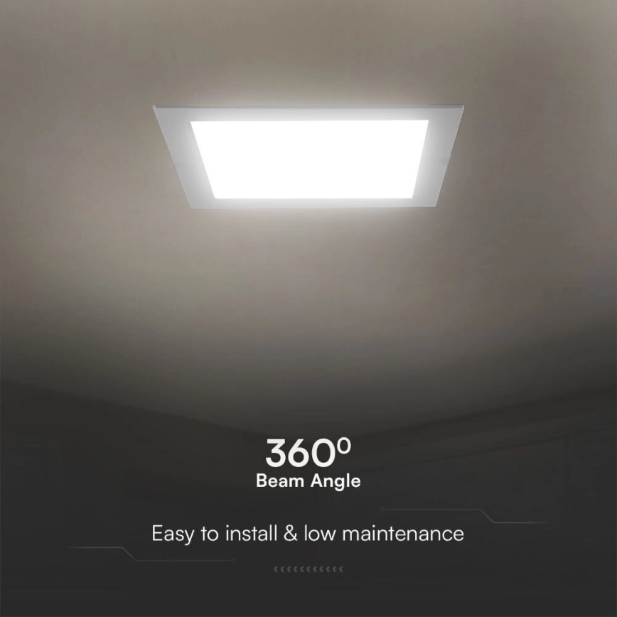 LED Podhledové svítidlo SAMSUNG CHIP LED/3W/230V 3000K 9x9 cm bílá