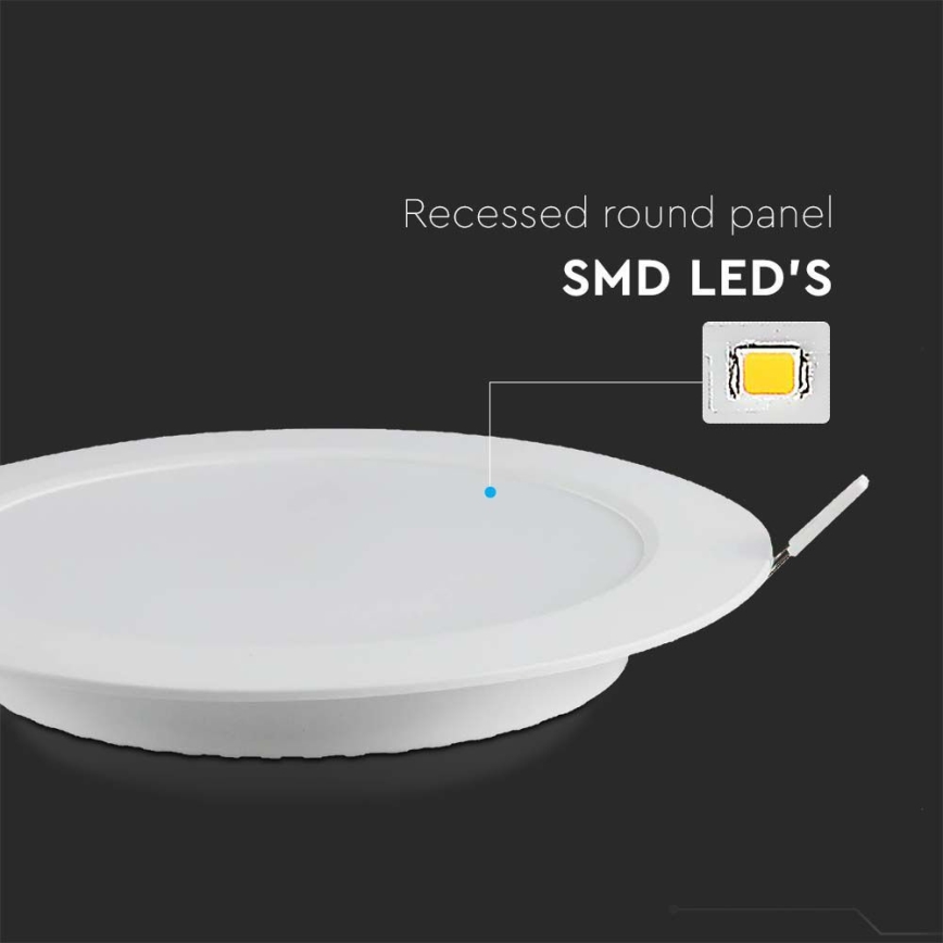 LED Podhledové svítidlo SAMSUNG CHIP LED/3W/230V 4000K pr. 9,5 cm bílá