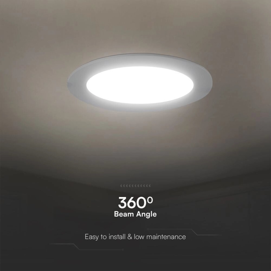 LED Podhledové svítidlo SAMSUNG CHIP LED/6W/230V 4000K pr. 12 cm bílá