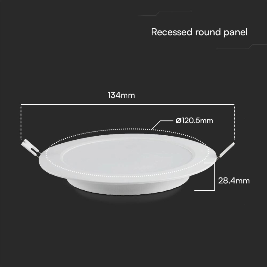 LED Podhledové svítidlo SAMSUNG CHIP LED/6W/230V 4000K pr. 12 cm bílá