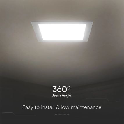 LED Podhledové svítidlo SAMSUNG CHIP LED/6W/230V 6500K 12x12 cm bílá