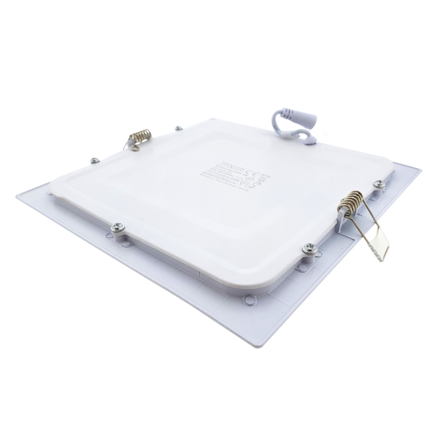 LED Podhledové svítidlo SQUARE LED/15W/230V 4200K 18,8x18,8 cm bílá