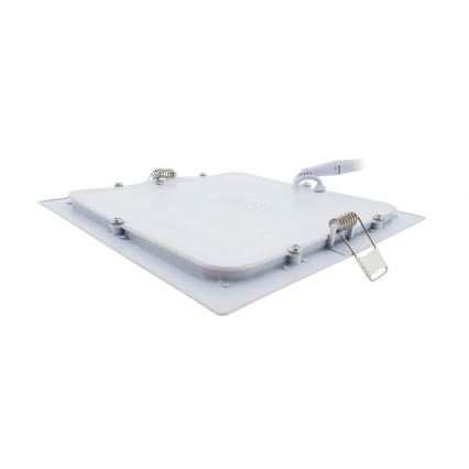 LED Podhledové svítidlo SQUARE LED/15W/230V 6500K 18,8x18,8 cm bílá