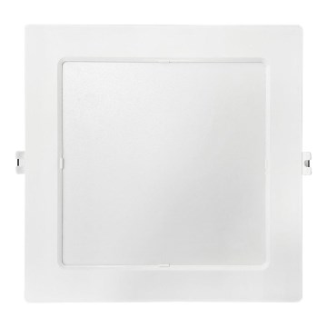 LED Podhledové svítidlo SQUARE LED/18W/230V 4000K 22x22 cm bílá