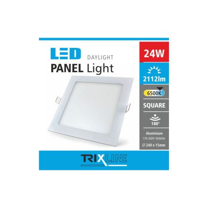 LED Podhledové svítidlo SQUARE LED/24W/230V 6500K