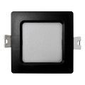 LED Podhledové svítidlo SQUARE LED/3W/230V 4000K 9x9 cm černá