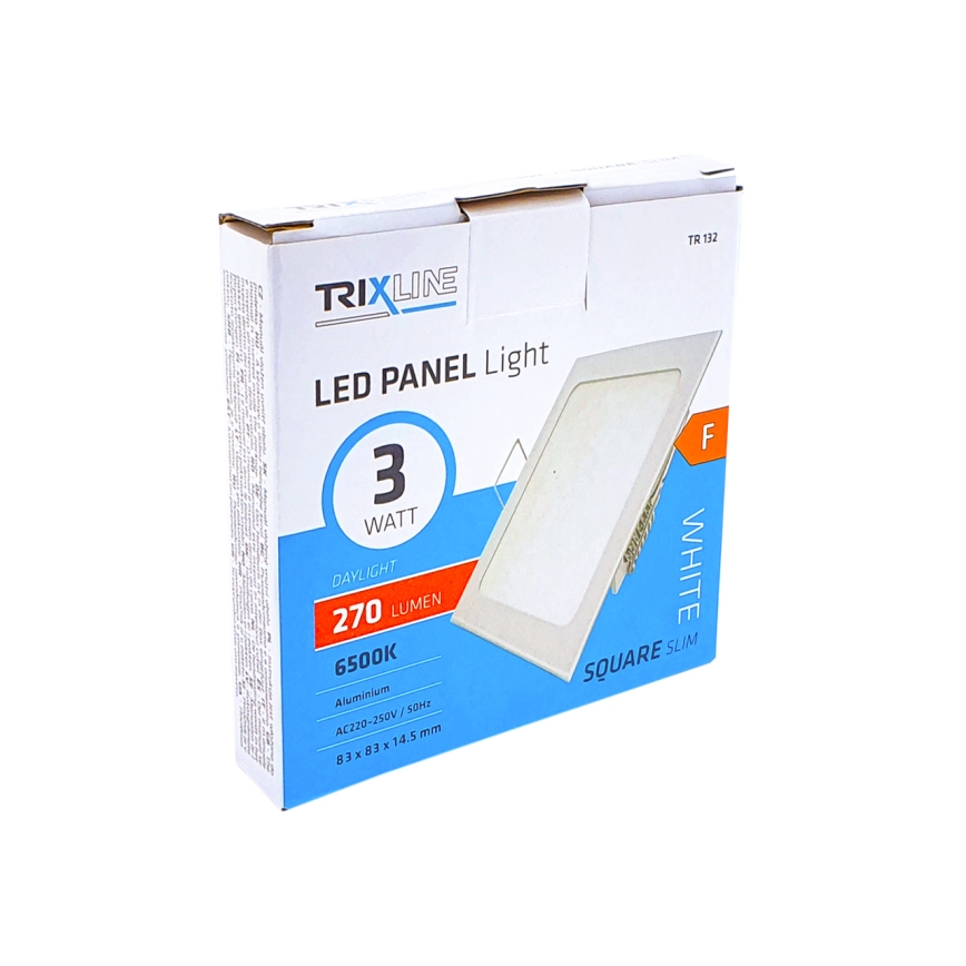 LED Podhledové svítidlo SQUARE LED/3W/230V 6500K